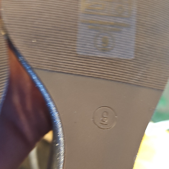 Lauren Lorraine Glittering Silver Heels - Picture 9 of 10